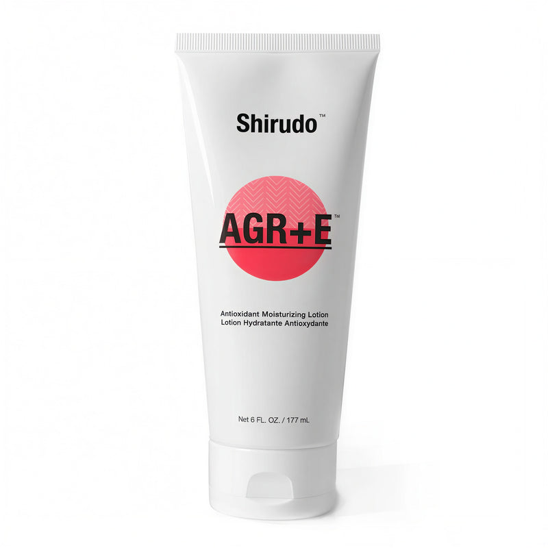 Shirudo AGR+E Daily PMLE lotion for Polymorphic Light Eruption and sun allergy rash